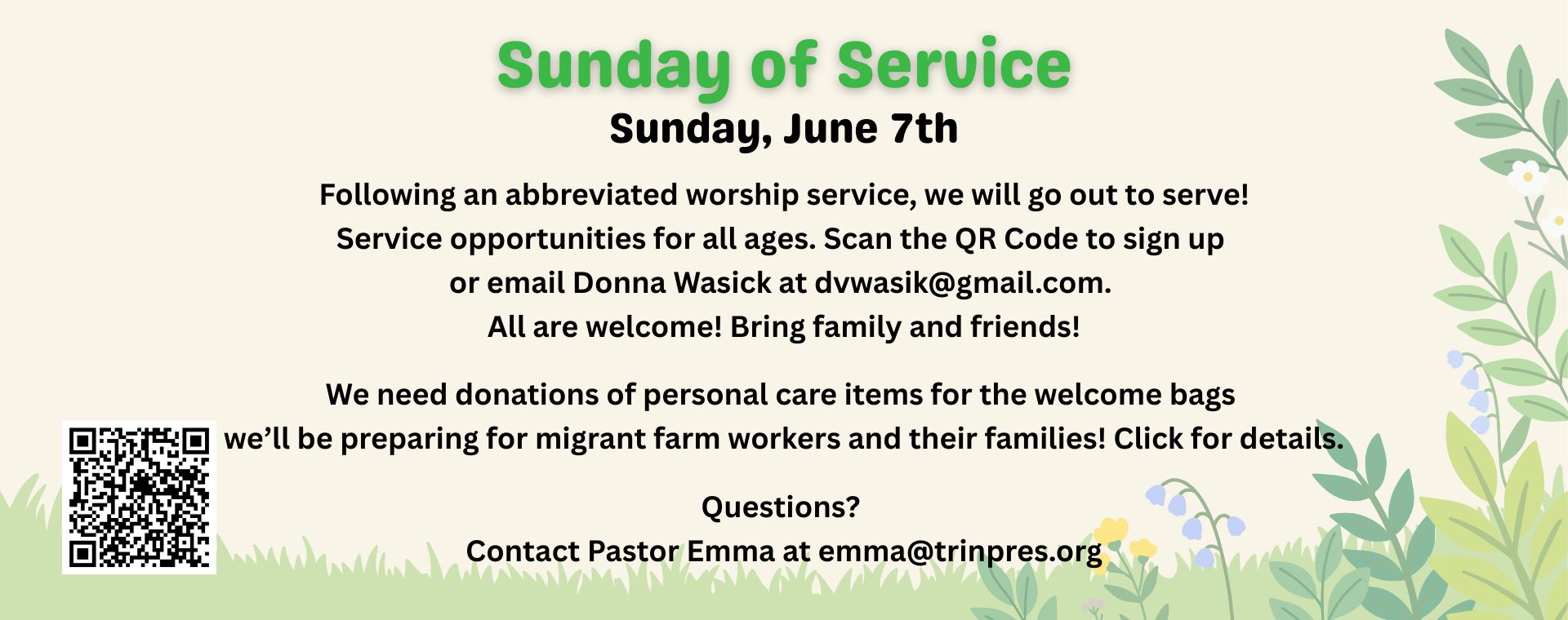 Sunday of Service